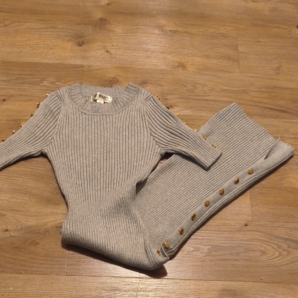 Say What? Light Gray Ribbed Bodycon Dress